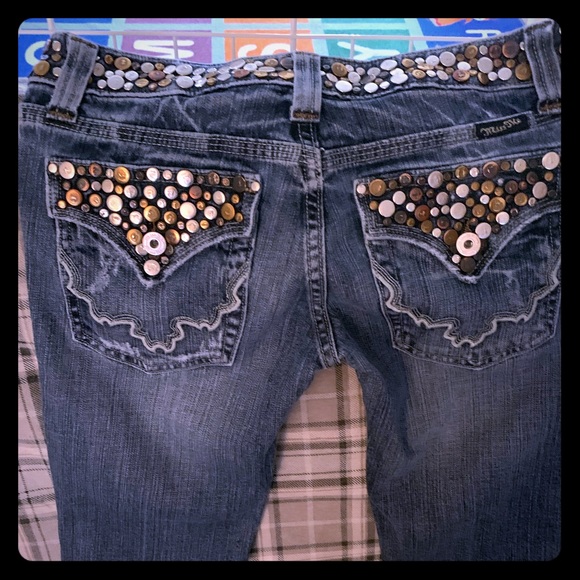 Miss me jeans size 27, straight leg - Picture 1 of 3